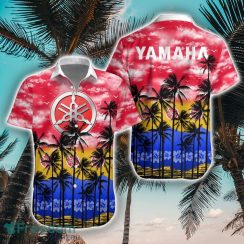 Yamaha Blue Motorcycle Brand 3D Hawaiian Shirt Summer Trending Beach Gift