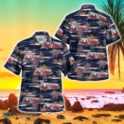 Yuba City California Yuba City Fire Department Hawaiian Shirt