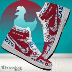 ZAXBY’S Brand Logo Custom Name Air Jordan Hightop Shoes For Sneakers Fans ZAXBY’S Brand Logo Custom Name Air Jordan Hightop Shoes For Sneakers Fans