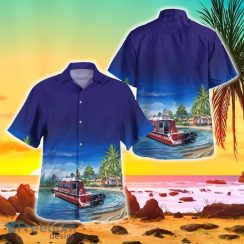 Zephyr Cove Nevada Tahoe Douglas Fire Protection District Fireboat Hawaiian Shirt