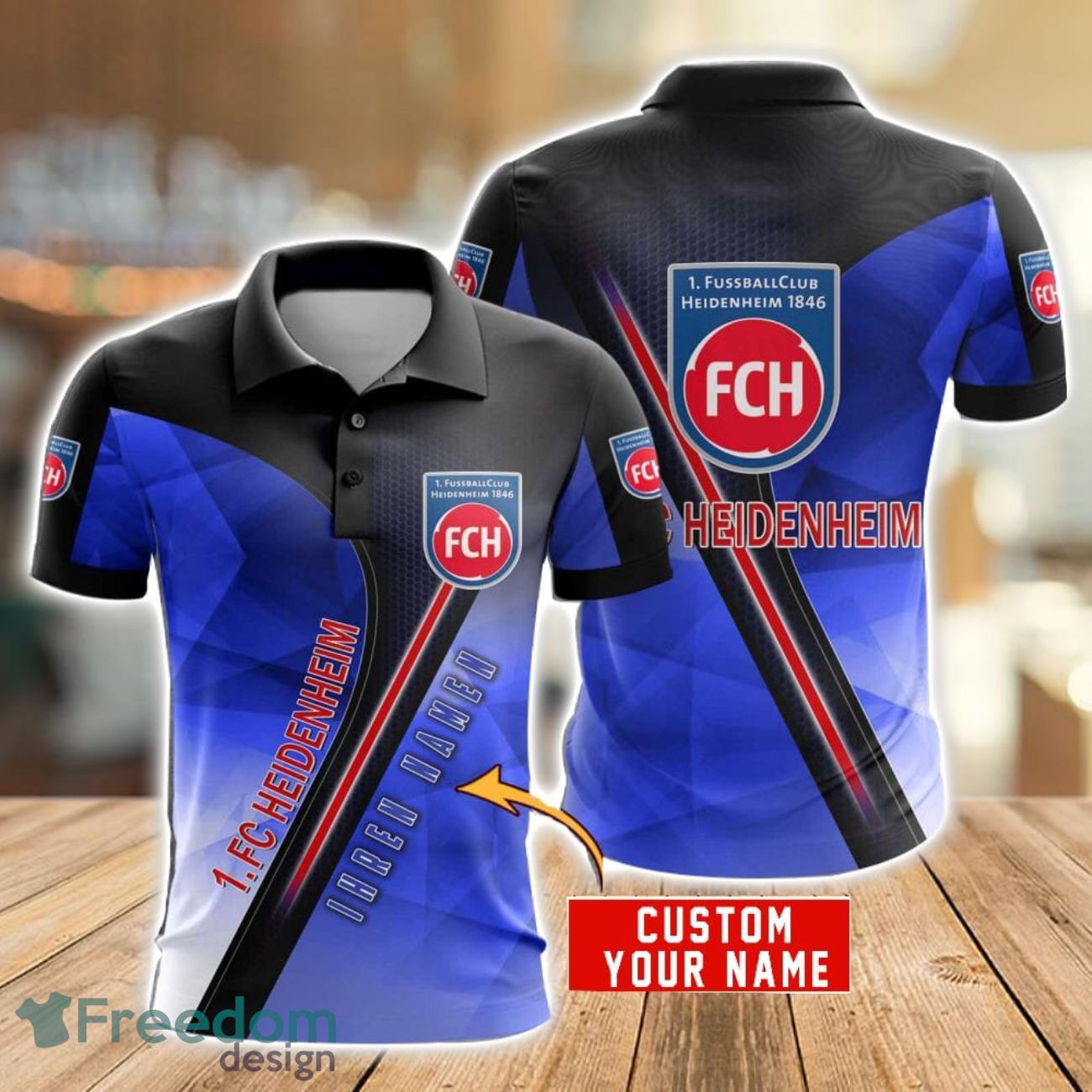 1. FC Heidenheim Polo Shirt Men Gift Golf Lover Polo Shirt Custom Name image 1. FC Heidenheim Polo Shirt Men Gift Golf Lover Polo Shirt Custom Name Product Photo 1