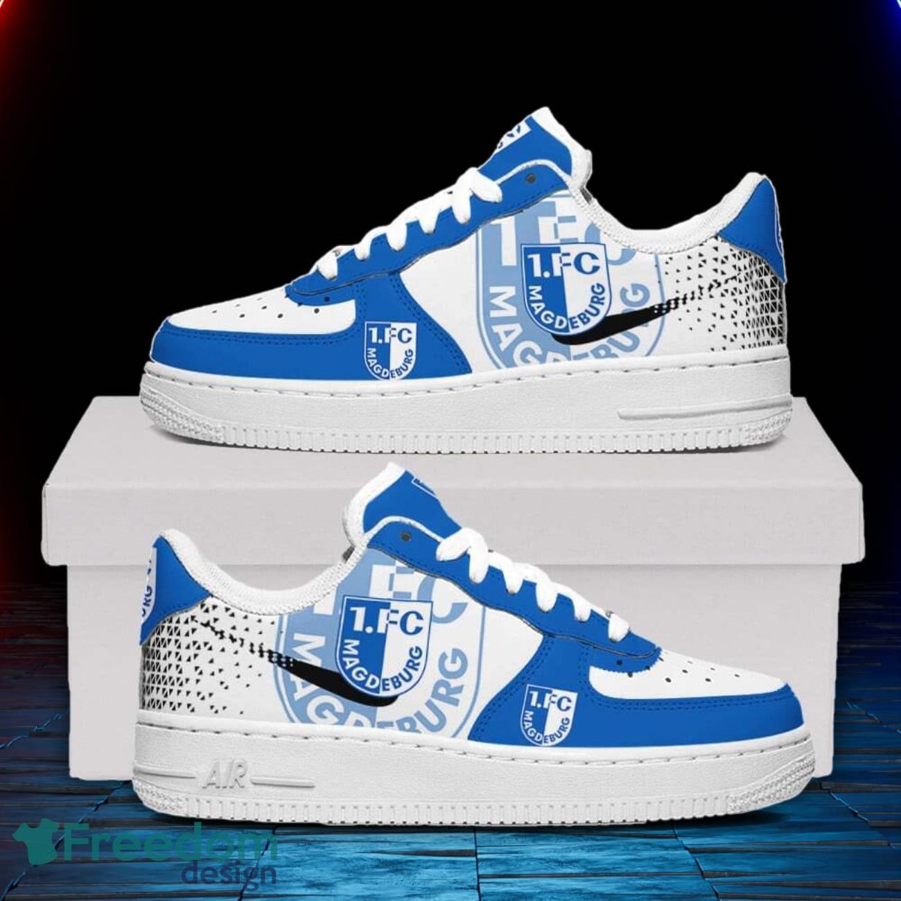 1. FC Magdeburg Air Force Shoes Men Women Sneakers Ultra Sneakers image 1. FC Magdeburg Air Force Shoes Men Women Sneakers Ultra Sneakers Product Photo 1