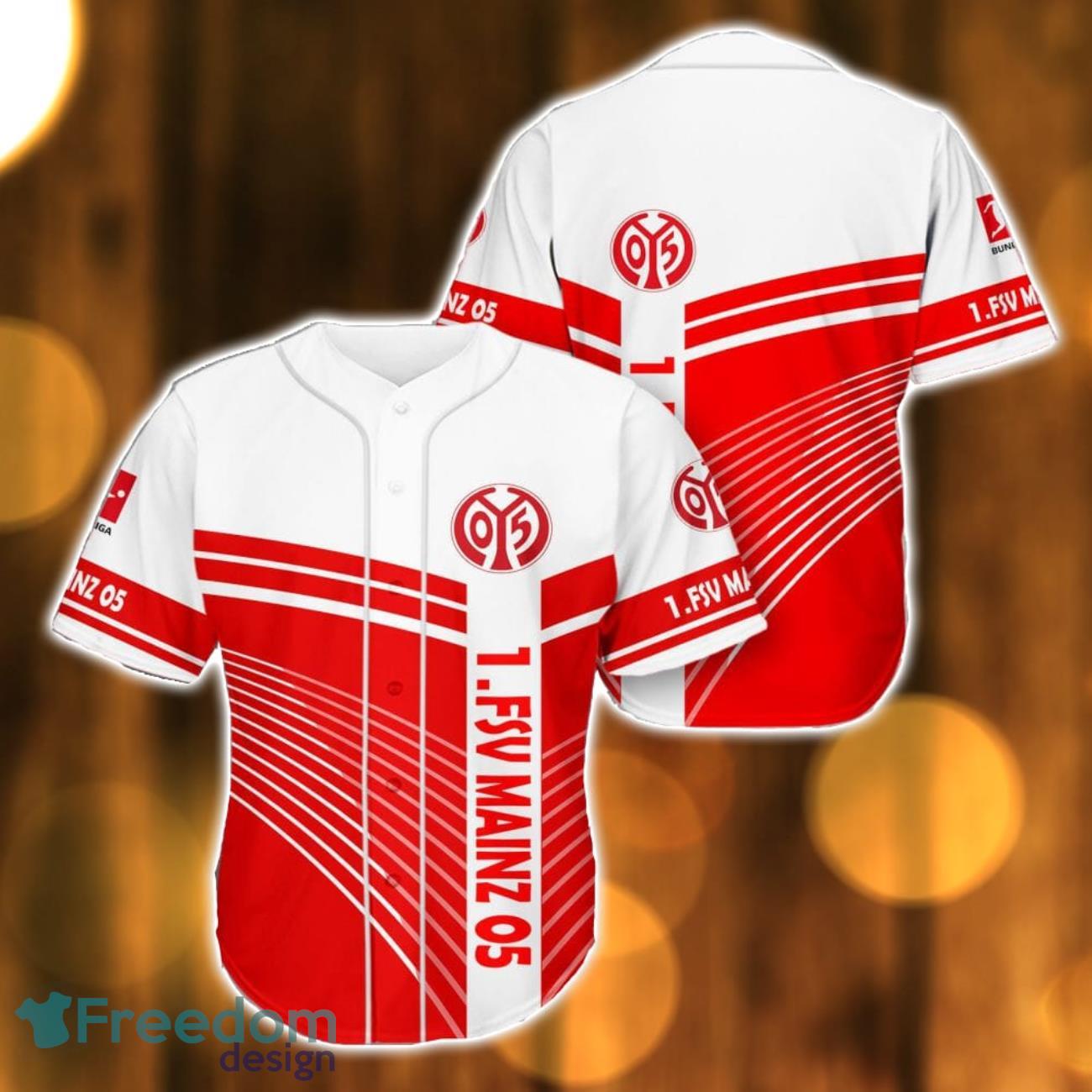 1. FSV Mainz 05 3D Printing Baseball Jersey Shirt For Men And Women Unique Gift image 1. FSV Mainz 05 3D Printing Baseball Jersey Shirt For Men And Women Unique Gift Product Photo 1