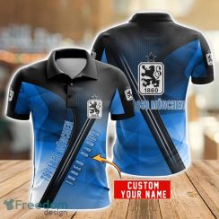 1860 Munich Polo Shirt Men Gift Golf Lover Polo Shirt Custom Name