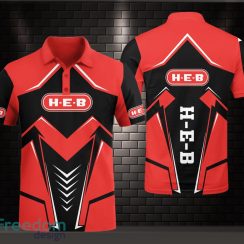 3D All Over Printed h-e-b Lover 3D All Over Printed Logo Brand Polo Shirt