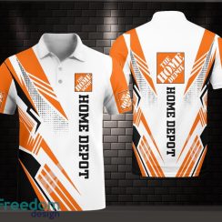 3D All Over Printed home depot 3D All Over Printed Logo Brand Polo Shirt
