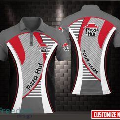 3D All Over Printed pizza hut 3D All Over Printed Logo Brand Polo Shirt Custom Name