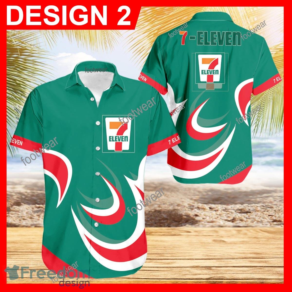 7 eleven Hawaiian Shirt Brand Design For Men Gifts New Trending Beach Holiday Summer image 7 eleven Hawaiian Shirt Brand Design For Men Gifts New Trending Beach Holiday Summer - 7 Eleven Hawaiian Shirt Brand Style 2