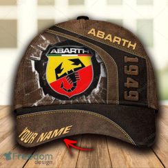 Abarth Island Custom Name All Over Print 3D Hat Cap Brown For Mens Gift Hot Trending Summer