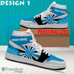 Abbott Brand Logo Air Jordan 1 Hightop Shoes New Trending Custom Name Abbott Brand Logo Air Jordan 1 Hightop Shoes New Trending Custom Name