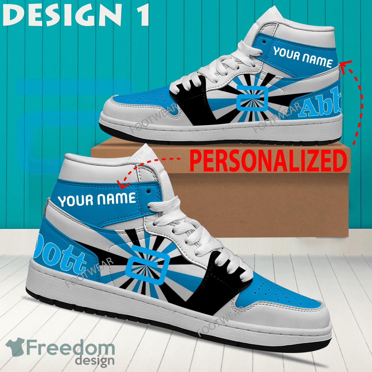 Abbott Brand Logo Air Jordan 1 Hightop Shoes New Trending Custom Name image Abbott Brand Logo Air Jordan 1 Hightop Shoes New Trending Custom Name - Abbott Brand Logo Air Jordan 1 Hightop Shoes Style 1