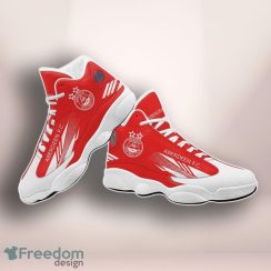 Aberdeen F.C. Red White Air Jordan 13 Best Choice Sneakers For Fans Product Photo 2