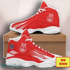 Aberdeen F.C. Red White Air Jordan 13 Best Choice Sneakers For Fans