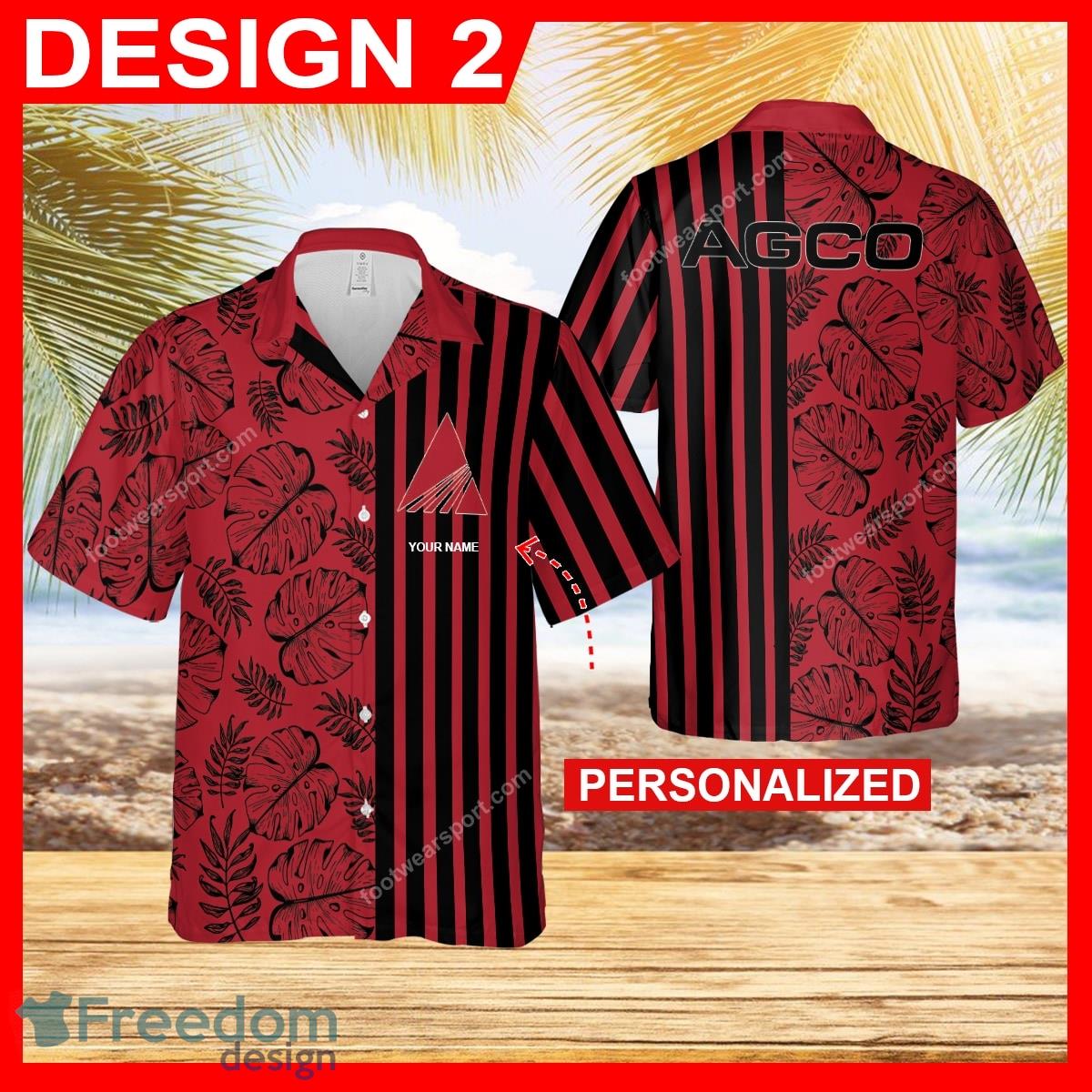 AGCO Tractor Exotic All Over Print Hawaiian Shirt Gift For Fans Custom Name image AGCO Tractor Exotic All Over Print Hawaiian Shirt Gift For Fans Custom Name - AGCO Tractor Hawaiian Shirt Personalized Photo 2