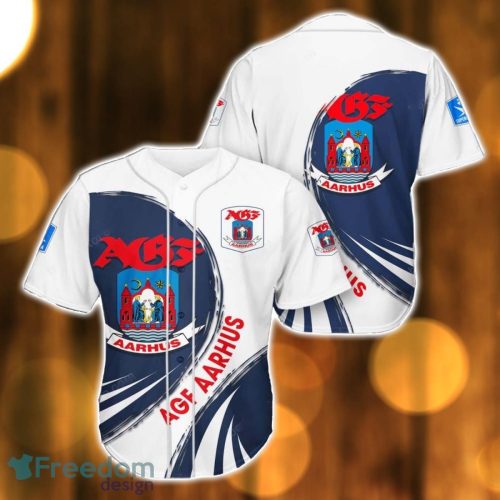 AGF Fodbold Baseball Jersey Shirt All Printed Unique Gift Product Photo 1