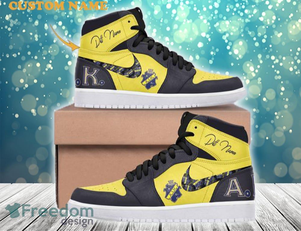 AIK IF SHL & HockeyAllsvenskan Personalized Air Jordan Hightop Shoes image AIK IF SHL & HockeyAllsvenskan Personalized Air Jordan Hightop Shoes - AIK IF SHL & HockeyAllsvenskan Personalized Air Jordan Hightop Shoes
