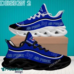 Air Force Falcons Logo New Text Max Soul Sneakers For Fans Badge Running Shoes - NCAA Air Force Falcons Logo New Text Max Soul Shoes Style 2