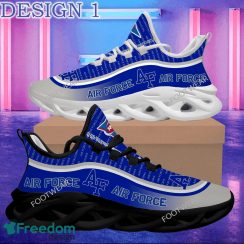 Air Force Falcons Logo New Text Max Soul Sneakers For Fans Badge Running Shoes Air Force Falcons Logo New Text Max Soul Sneakers For Fans Badge Running Shoes