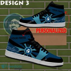 Alaska Airlines Brand Logo Air Jordan 1 Hightop Shoes New Trending Custom Name - Alaska Airlines Brand Logo Air Jordan 1 Hightop Shoes Style 3