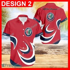 Alfa Romeo Car Racing Hawaiian Shirt Logo Brand Design For Men Gifts Summer Holiday - Alfa Romeo Car Racing Hawaiian Shirt Vintage Pattern Style 2