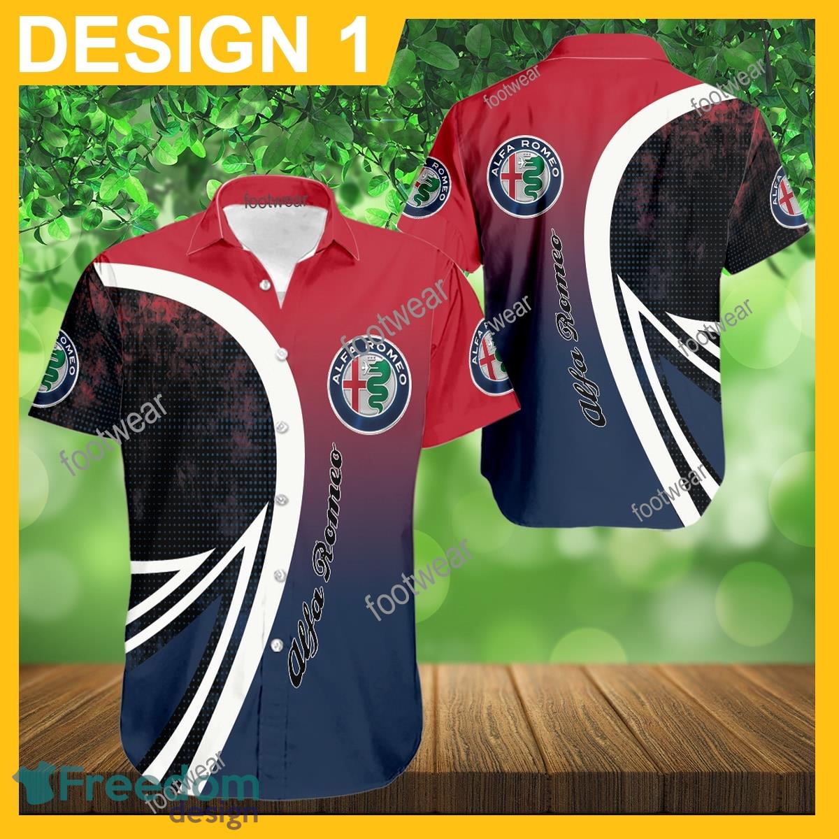 Alfa Romeo Car Racing Hawaiian Shirt Logo Brand Design For Men Gifts Summer Holiday image Alfa Romeo Car Racing Hawaiian Shirt Logo Brand Design For Men Gifts Summer Holiday - Alfa Romeo Car Racing Hawaiian Shirt Vintage Pattern Style 1