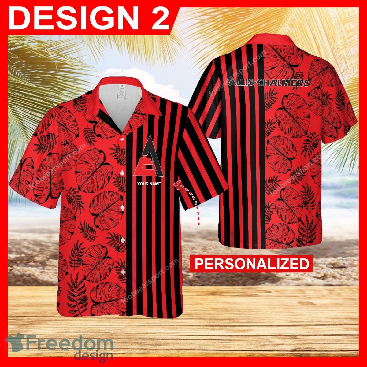 Allis Chalmers Tractor Exotic Logo 3D Hawaiian Shirt Men And Women Gift Custom Name image Allis Chalmers Tractor Exotic Logo 3D Hawaiian Shirt Men And Women Gift Custom Name - Allis Chalmers Tractor Hawaiian Shirt Personalized Photo 2