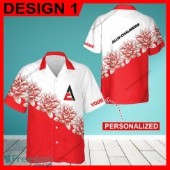 Allis Chalmers Tractor Flower Vintage Exotic Logo 3D Hawaiian Shirt Men And Women Gift Custom Name Allis Chalmers Tractor Flower Vintage Exotic Logo 3D Hawaiian Shirt Men And Women Gift Custom Name