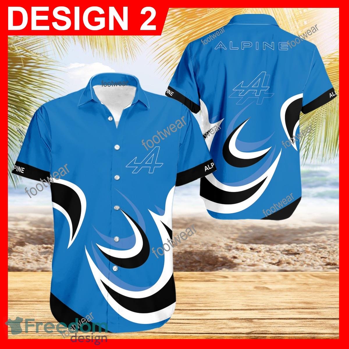 Alpine Car Racing Hawaiian Shirt Logo Brand Design For Men Gifts Summer Holiday image Alpine Car Racing Hawaiian Shirt Logo Brand Design For Men Gifts Summer Holiday - Alpine Car Racing Hawaiian Shirt Vintage Pattern Style 2
