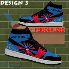 American Airline Brand Logo Air Jordan 1 Hightop Shoes New Trending Custom Name image American Airline Brand Logo Air Jordan 1 Hightop Shoes New Trending Custom Name - American Airline Brand Logo Air Jordan 1 Hightop Shoes Style 3