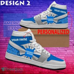 American Express Brand Logo Air Jordan 1 Hightop Shoes New Trending Custom Name - American Express Brand Logo Air Jordan 1 Hightop Shoes Style 2