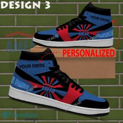 Amfam Brand Logo Air Jordan 1 Hightop Shoes New Trending Custom Name - Amfam Brand Logo Air Jordan 1 Hightop Shoes Style 3