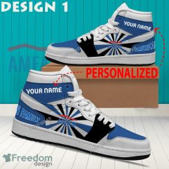 Amfam Brand Logo Air Jordan 1 Hightop Shoes New Trending Custom Name