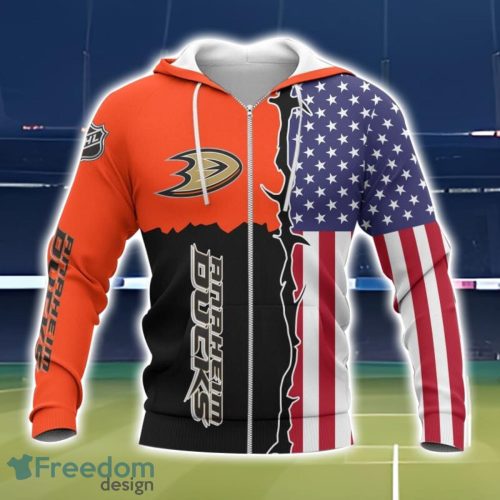 Anaheim Ducks 3D All Over Printed T-shirt Hoodie Sweatshirt Product Photo 2