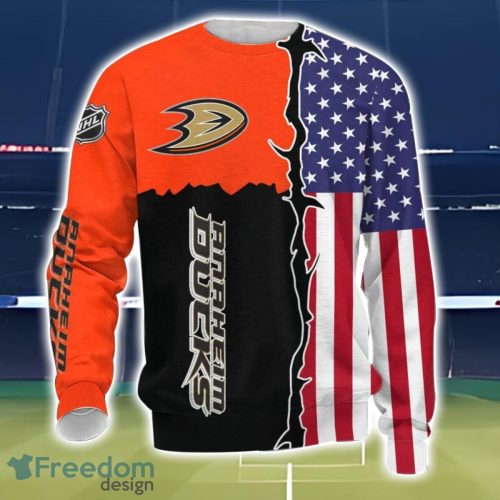 Anaheim Ducks 3D All Over Printed T-shirt Hoodie Sweatshirt Product Photo 3