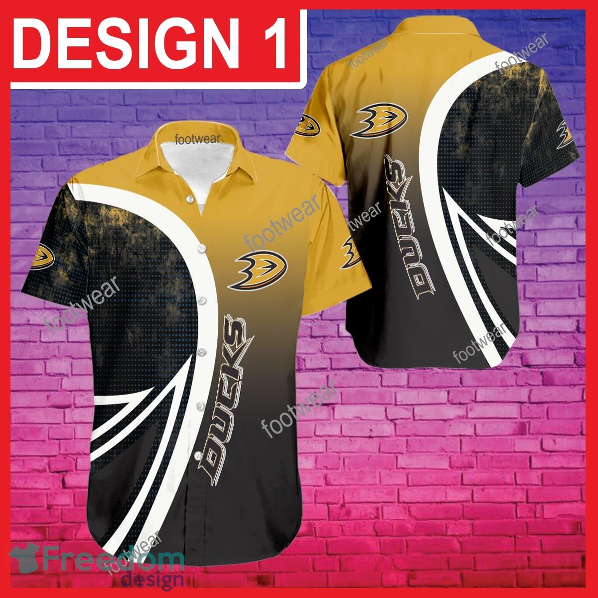 Anaheim Ducks 3D Hawaiian Shirt For Men Gifts New Trending Shirts Beach Holiday Summer image Anaheim Ducks 3D Hawaiian Shirt For Men Gifts New Trending Shirts Beach Holiday Summer - NHL Anaheim Ducks 3D Hawaiian Shirt Pattern Style 1