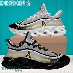 Appalachian State Mountaineers Logo New Text Max Soul Sneakers For Fans Visual Running Shoes - NCAA Appalachian State Mountaineers Logo New Text Max Soul Shoes Style 2