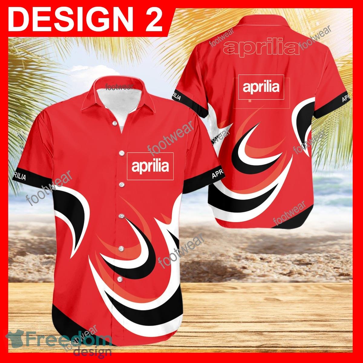 Aprilia Motorcycle Hawaiian Shirt Logo Brand Design For Men Gifts Summer Holiday image Aprilia Motorcycle Hawaiian Shirt Logo Brand Design For Men Gifts Summer Holiday - Aprilia Motorcycle Hawaiian Shirt Vintage Pattern Style 2