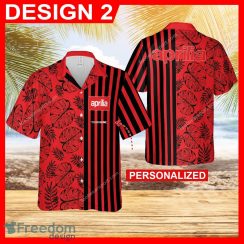Aprilia Motorcycle Souvenir Logo All Over Print Hawaiian Shirt For Men And Women Custom Name - Aprilia Motorcycle Hawaiian Shirt Personalized Photo 2