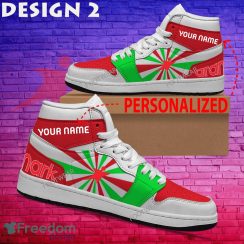 Aramark Brand Logo Air Jordan 1 Hightop Shoes New Trending Custom Name - Aramark Brand Logo Air Jordan 1 Hightop Shoes Style 2