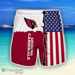 Arizona Cardinals 3D All Print Beach Shorts For Men Summer Gift Product Photo 1