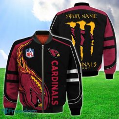 Arizona Cardinals Bomber 3D Jackets Style Gift Mens Monter Energy Custom Name