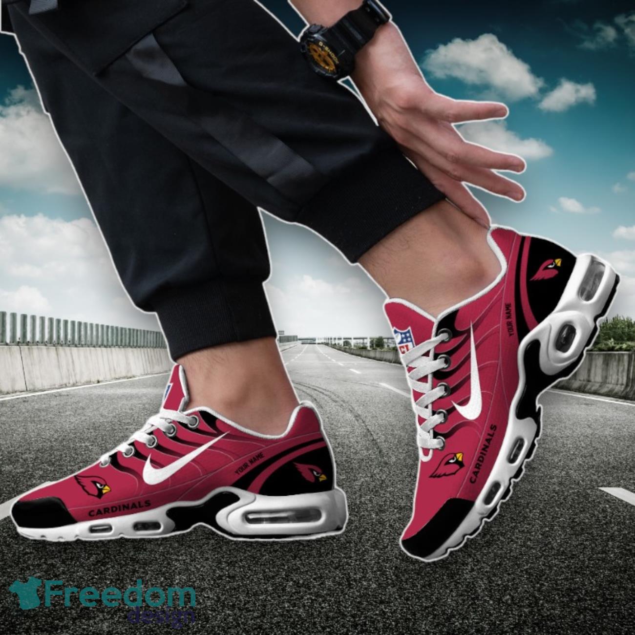 Arizona Cardinals NFL TN Sport Shoes Custom Name Exclusive Sneakers For Fans Arizona Cardinals NFL TN Sport Shoes Custom Name Exclusive Sneakers For Fans Product Photo 3