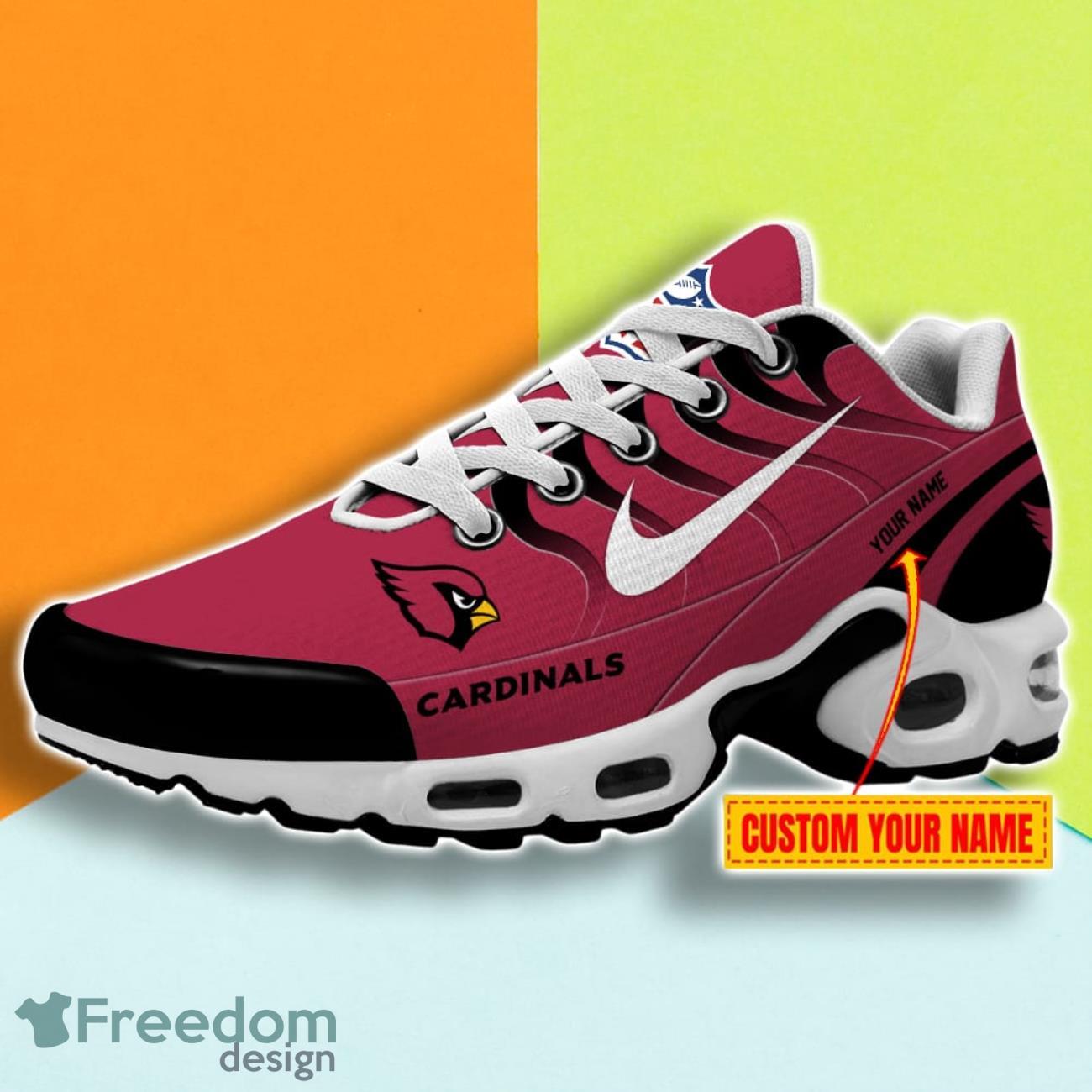Arizona Cardinals NFL TN Sport Shoes Custom Name Exclusive Sneakers For Fans image Arizona Cardinals NFL TN Sport Shoes Custom Name Exclusive Sneakers For Fans Product Photo 1