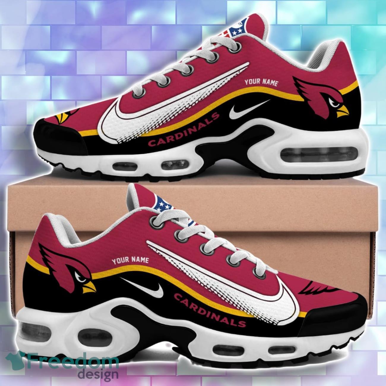 Arizona Cardinals NFL TN Sport Sneakers Personalized Shoes Great Gift For Fans image Arizona Cardinals NFL TN Sport Sneakers Personalized Shoes Great Gift For Fans Product Photo 2
