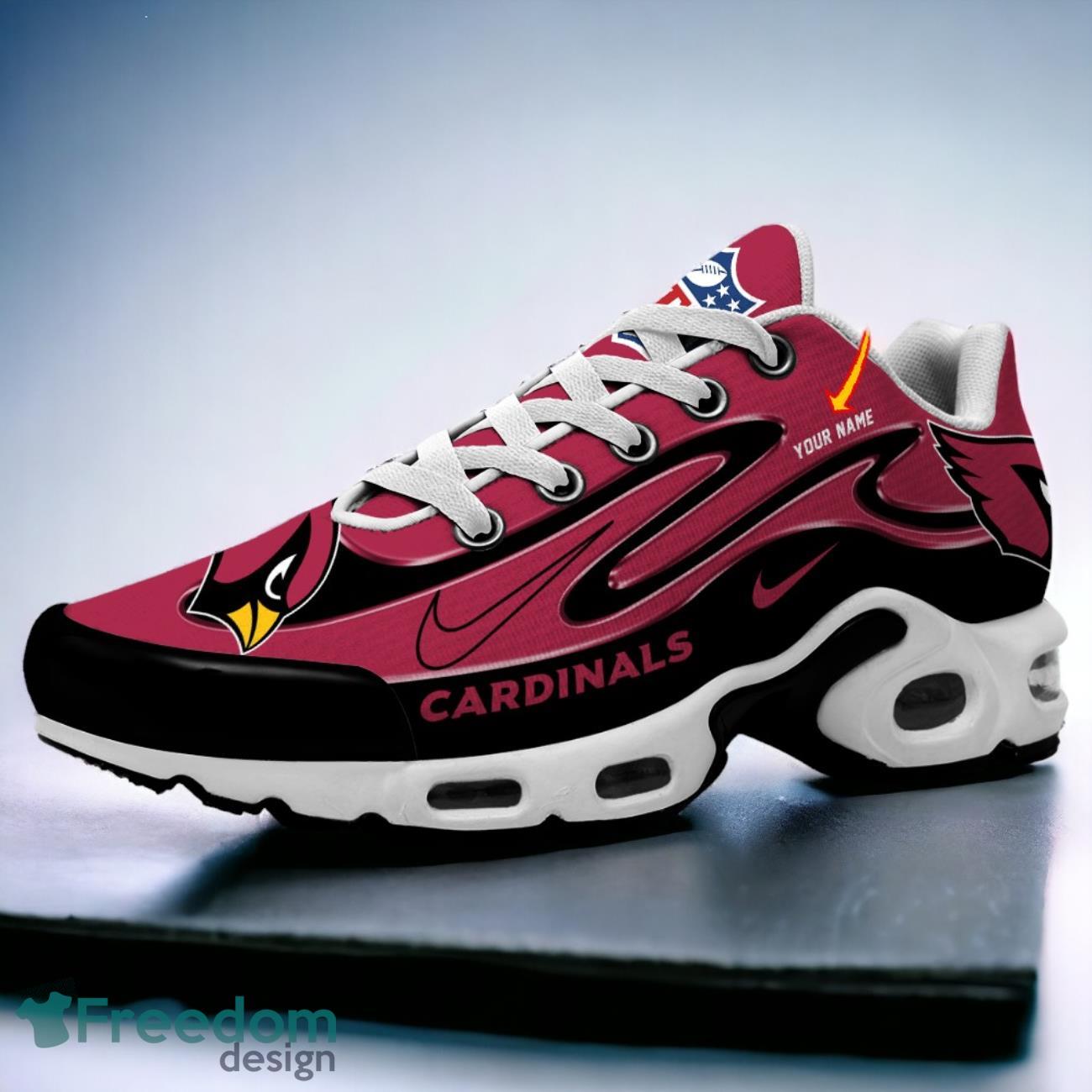 Arizona Cardinals TN Sport Shoes Best Gift For NFL Fans Double Swoosh Custom Name image Arizona Cardinals TN Sport Shoes Best Gift For NFL Fans Double Swoosh Custom Name Product Photo 1