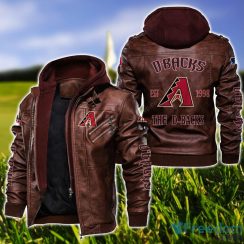 Arizona Diamondbacks 2D Leather Jacket Sport lover Gift Father's Day Gift Product Photo 2