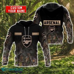 Arsenal Personalized Name 3D Hoodie Zip Hoodie For Hunting And Sport Fans Product Photo 1