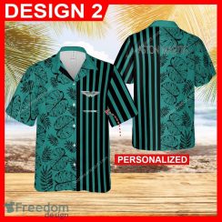 Aston Martin Car Racing Party New 3D Hawaiian Shirt For Summer Custom Name - Aston Martin Car Racing Hawaiian Shirt Personalized Photo 2