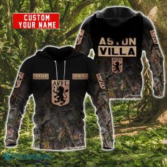 Aston Villa Personalized Name 3D Hoodie Zip Hoodie For Hunting And Sport Fans Product Photo 1