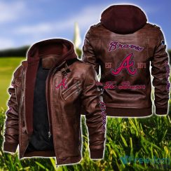 Atlanta Braves 2D Leather Jacket Sport lover Gift Father's Day Gift Product Photo 2